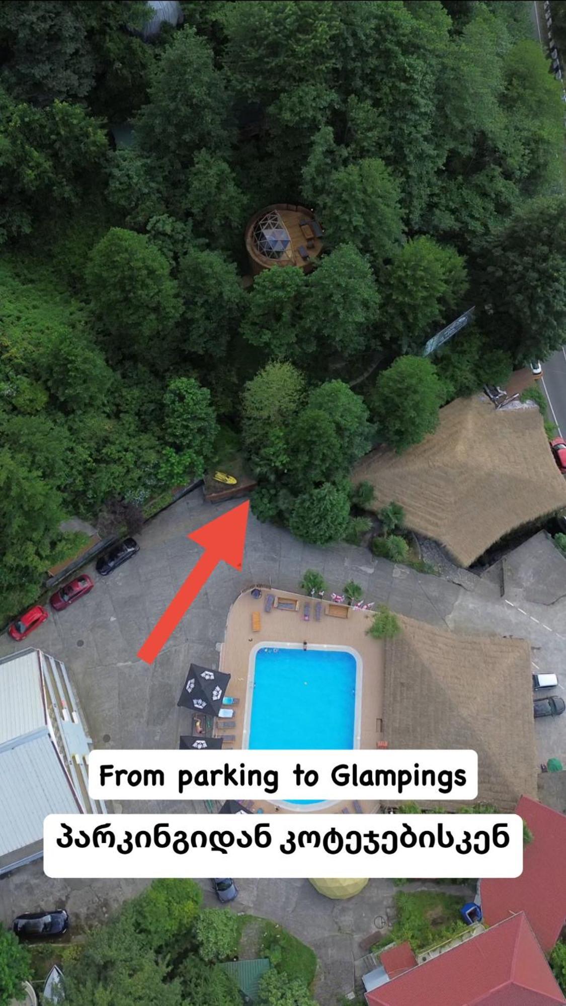 באטומי Glamping Martini Kvariati מראה חיצוני תמונה